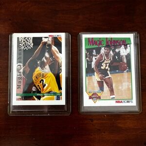 Magic Johnson Trading Cards NBA Hoops Vintage 🔥🏀